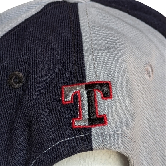 Vintage Texas Embroidered Hat Grey and Black Sams Cap Adjustable - Picture 10 of 13